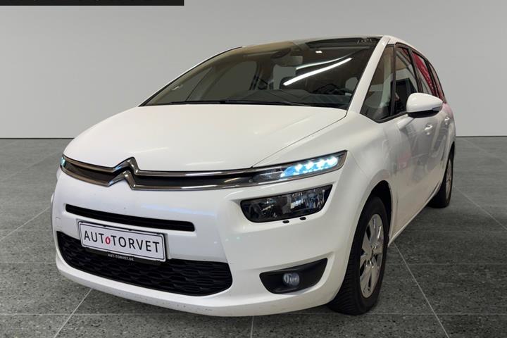 Hvid Citroën Grand C4 Picasso fra 2015 set udefra