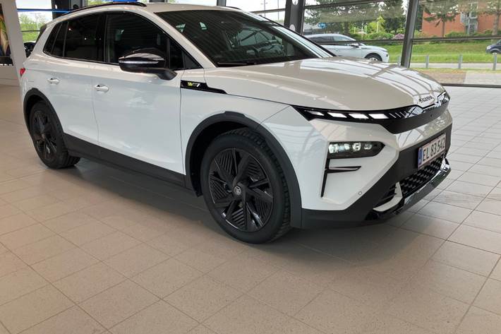 Hvid Skoda Elroq fra 2025