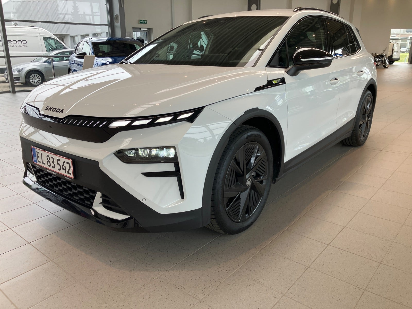 Hvid Skoda Elroq fra 2025
