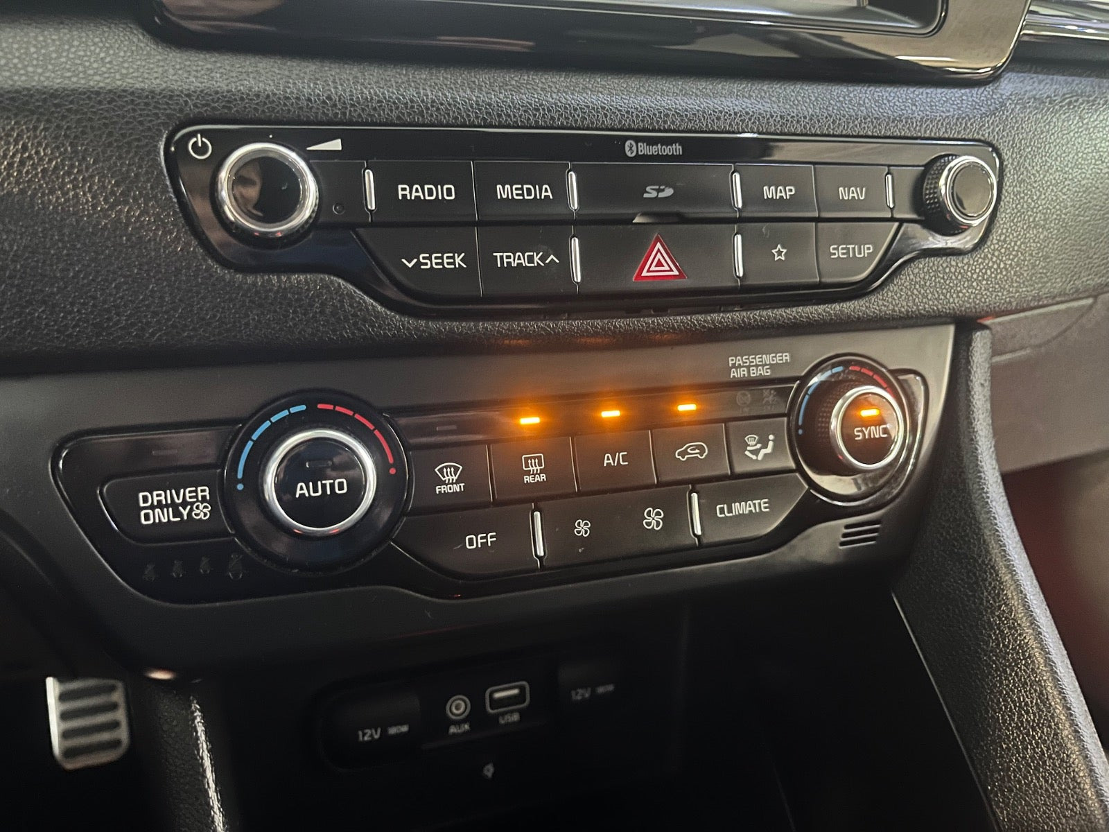 Brun Kia Niro fra 2018