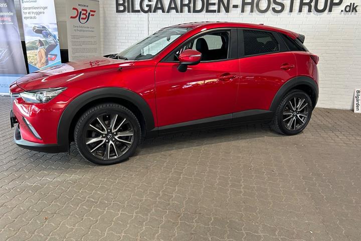 Rød Mazda CX-3 fra 2015