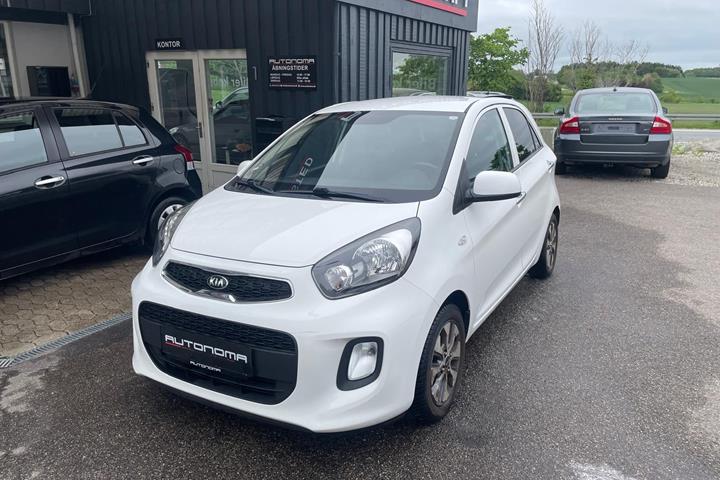 Hvid Kia Picanto fra 2016