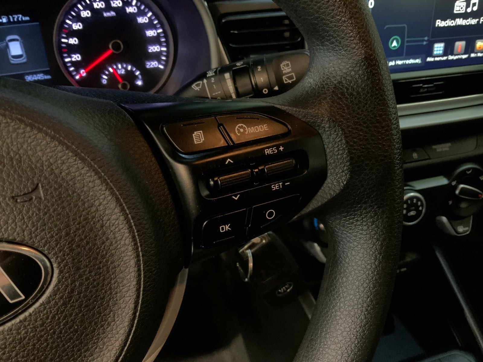 Brun Kia Rio fra 2018
