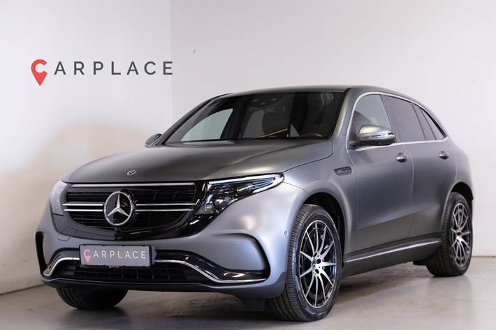 Grå Mercedes EQC400 fra 2022