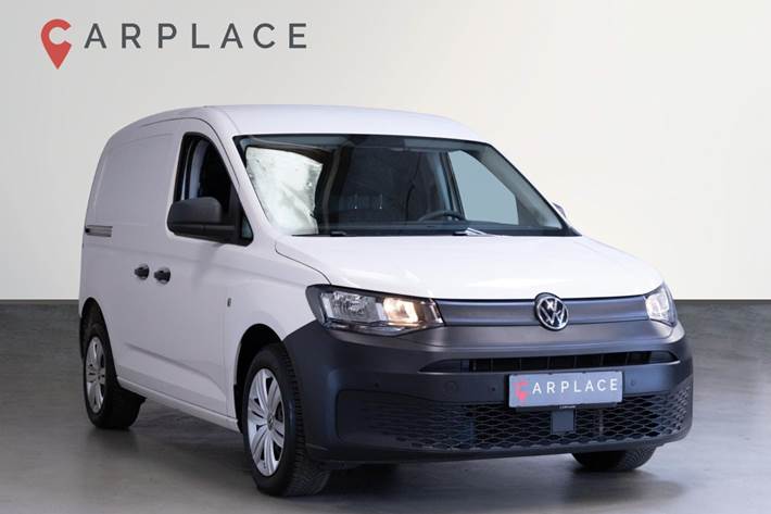Hvid VW Caddy fra 2021