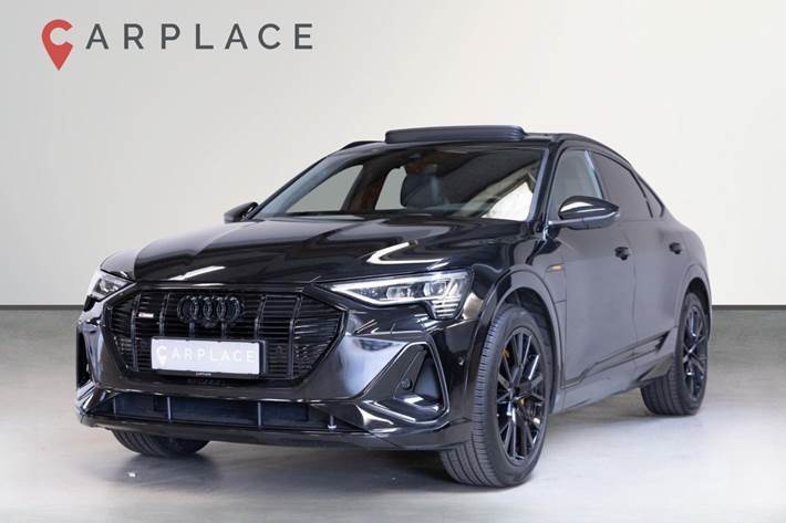 Sort Audi e-tron fra 2023