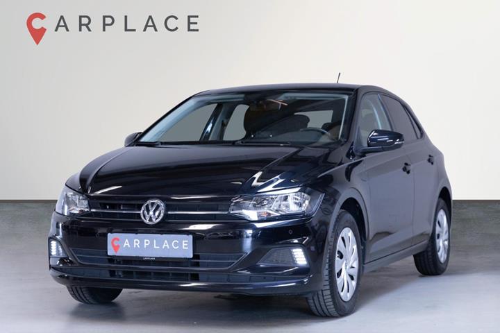 Sort VW Polo fra 2018 set udefra