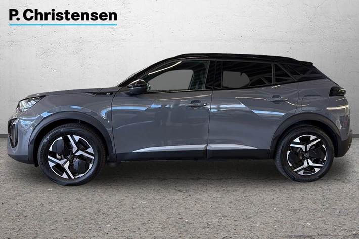 Grå Peugeot e-2008 fra 2025