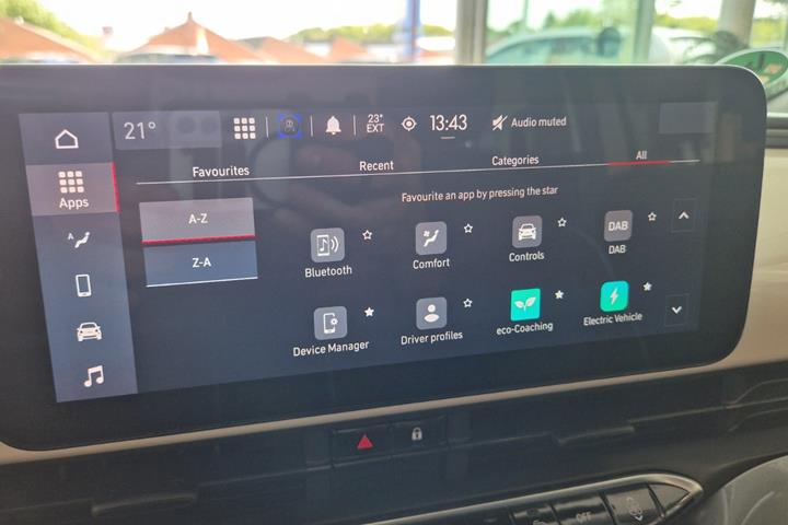 Hvid Fiat 500e fra 2023