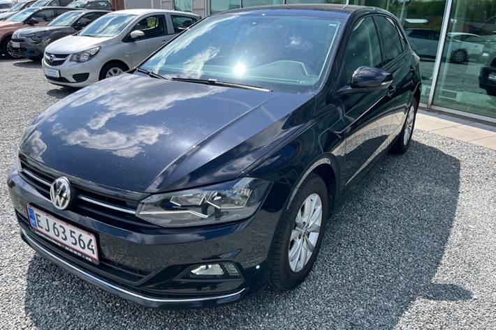 Sort VW Polo fra 2019