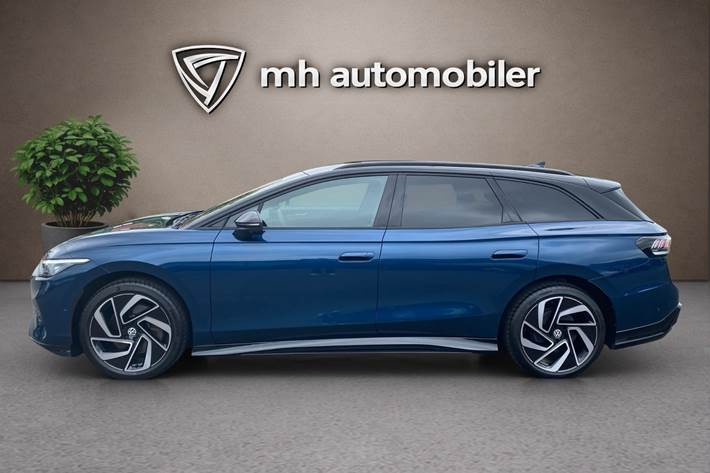 Blå VW ID.7 fra 2025