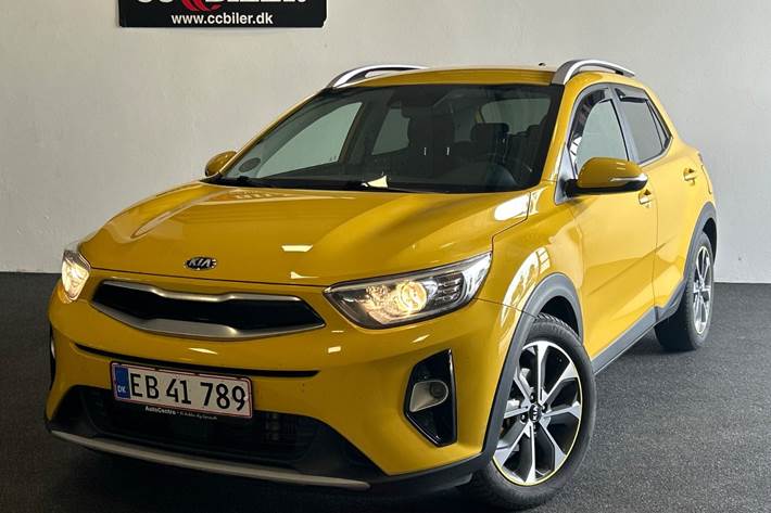 Gul Kia Stonic fra 2019