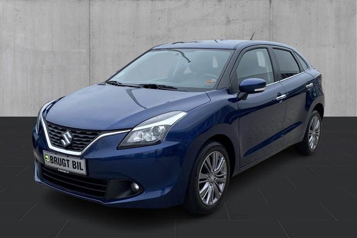 Blå Suzuki Baleno fra 2018