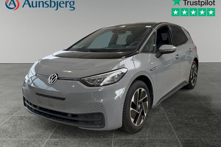 Grå VW ID.3 fra 2022 set udefra