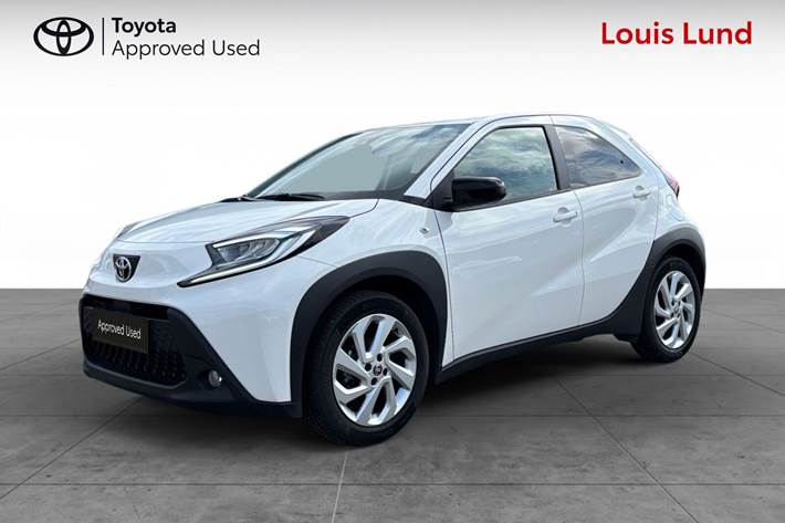 Hvid Toyota Aygo X fra 2025