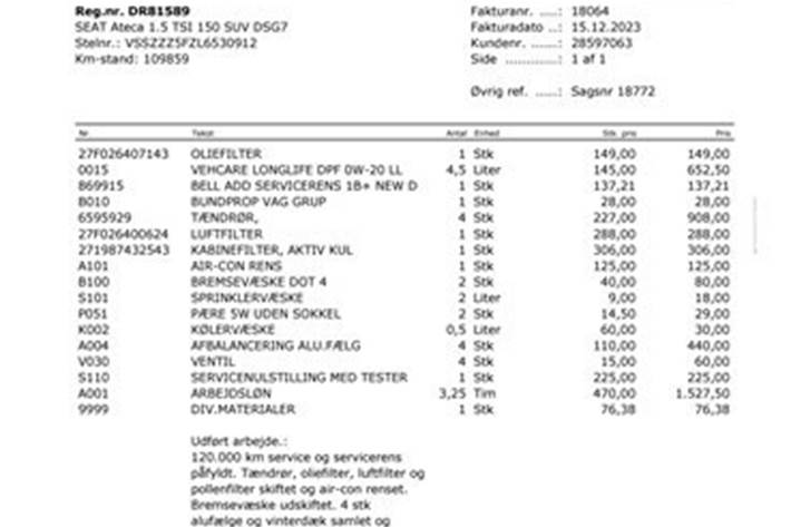 undefined Seat Ateca fra 2020