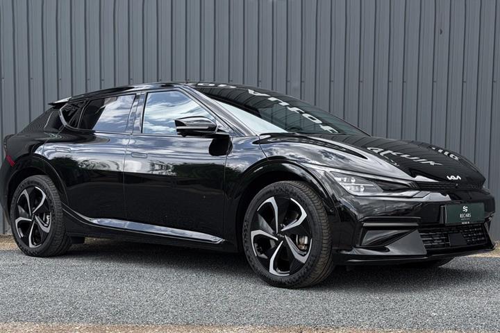 Sort Kia EV6 fra 2024 set udefra