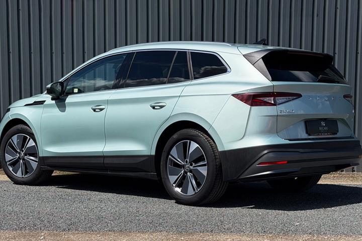 Grøn Skoda Enyaq fra 2022
