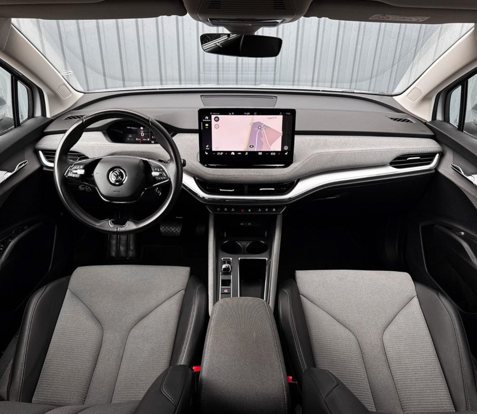 Grøn Skoda Enyaq fra 2022