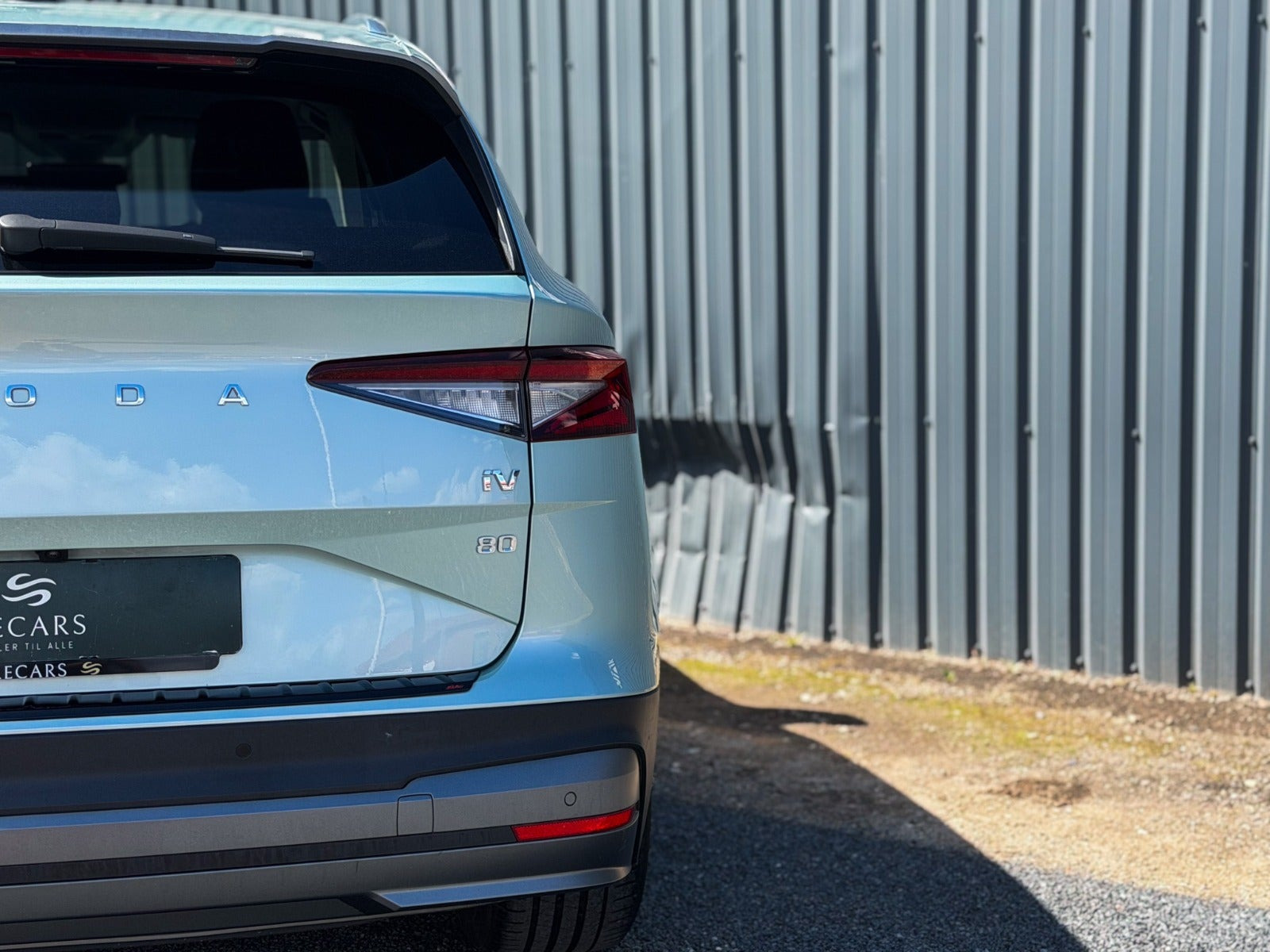 Grøn Skoda Enyaq fra 2022