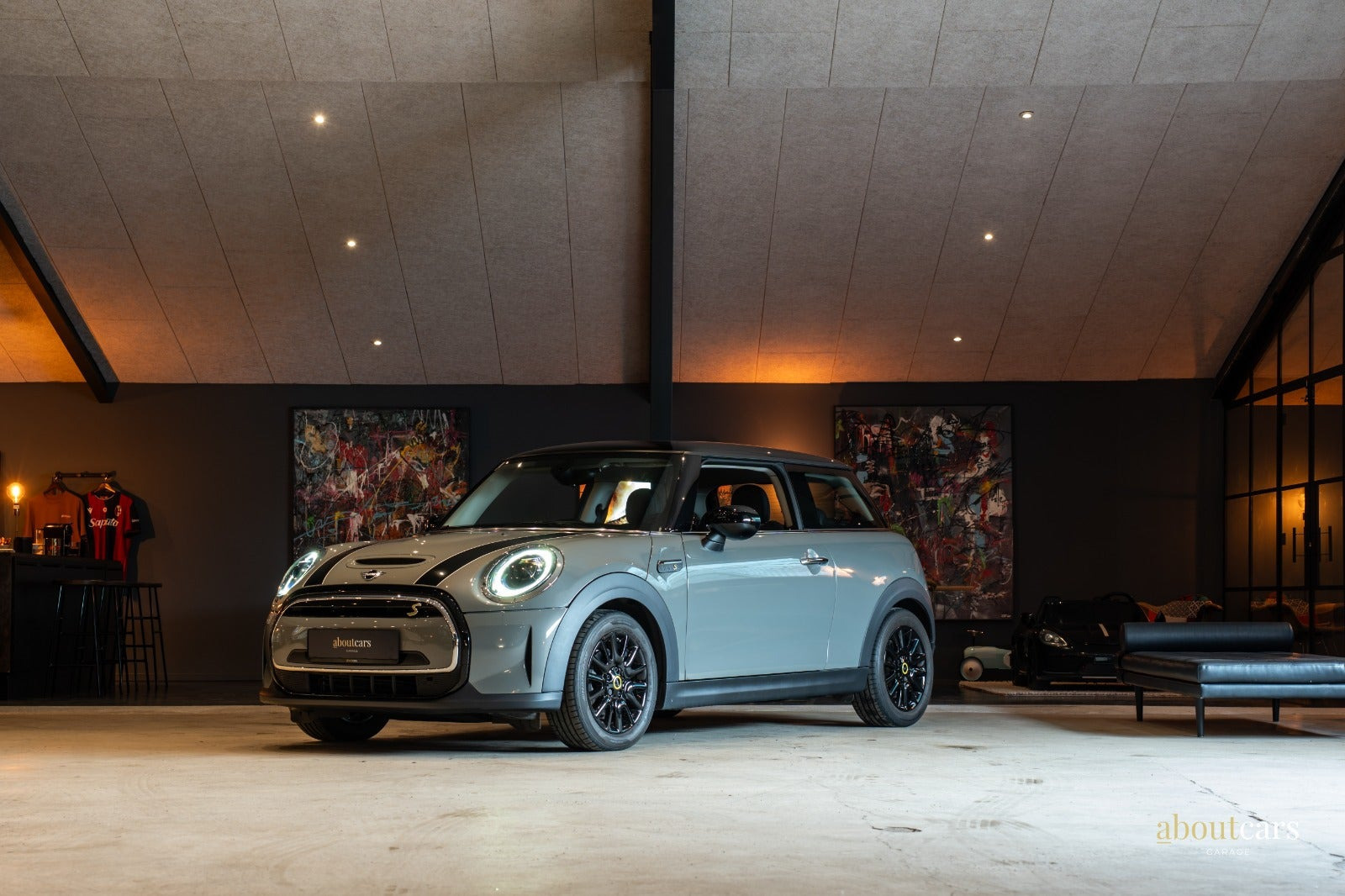 Grå Mini Cooper SE fra 2022