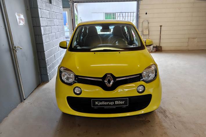 Gul Renault Twingo fra 2014