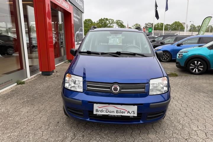 Blå Fiat Panda fra 2008