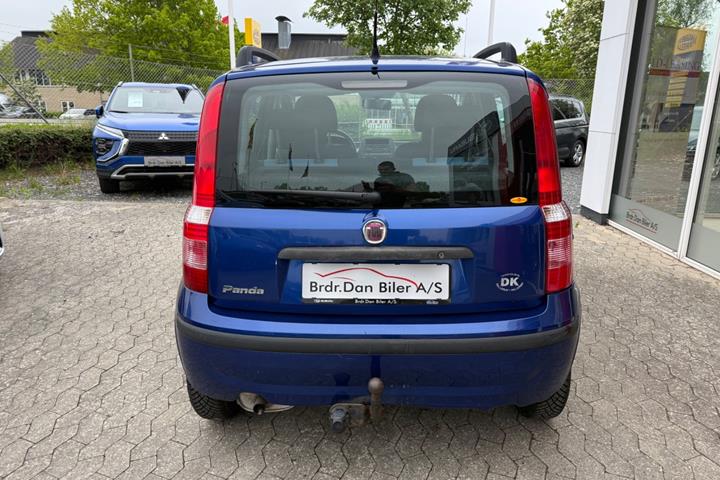 Blå Fiat Panda fra 2008