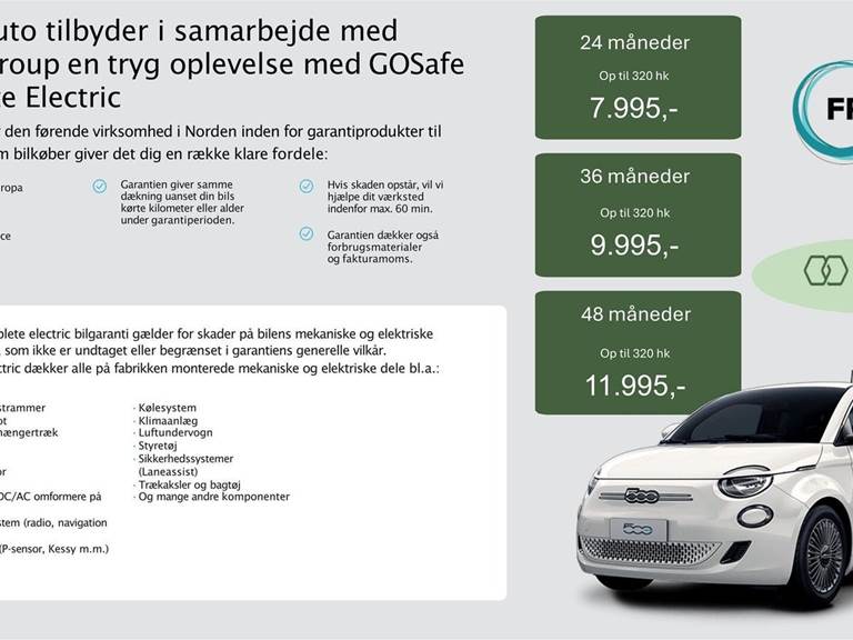 Fiat 500e 42 la Prima Cabrio