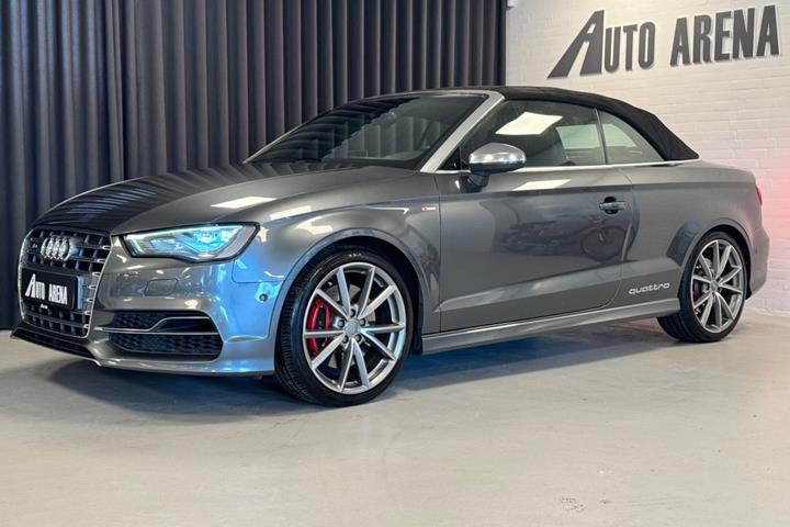 Grå Audi S3 fra 2015