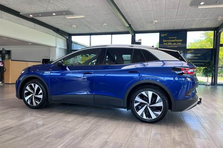 Blå VW ID.4 fra 2021