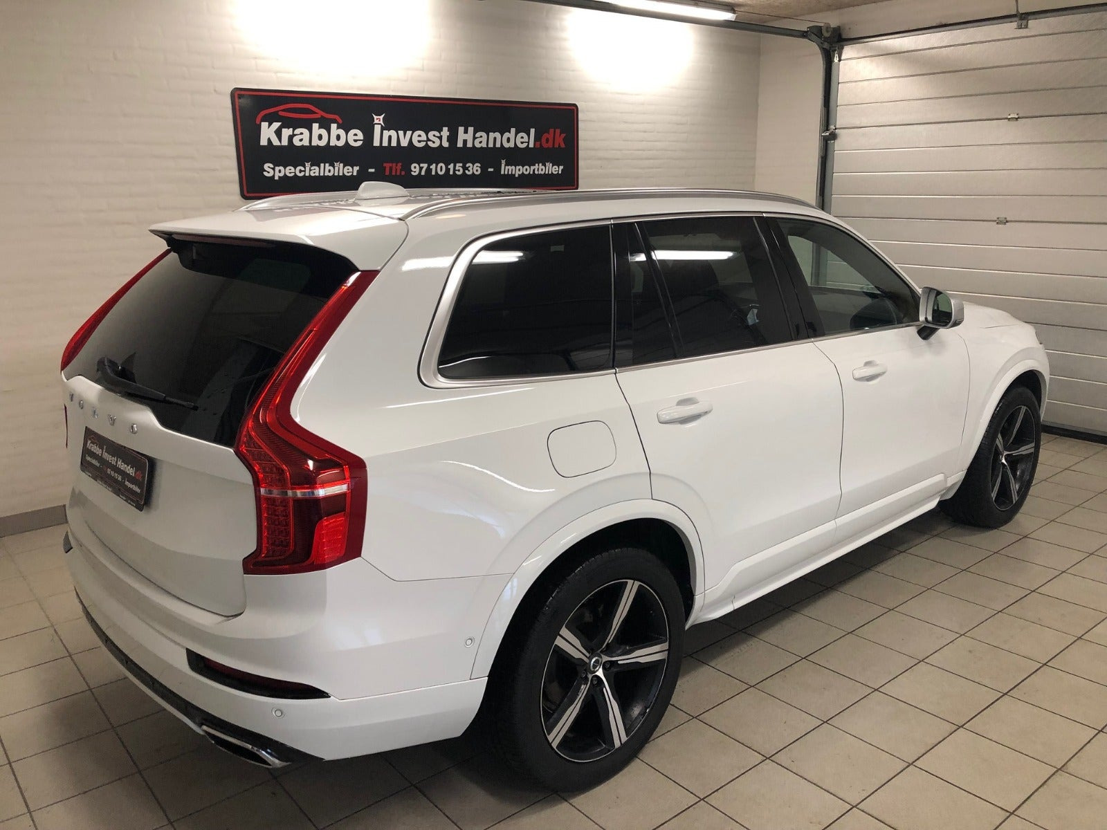 Hvid Volvo XC90 fra 2017