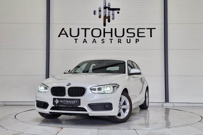 Hvid BMW 118i fra 2018