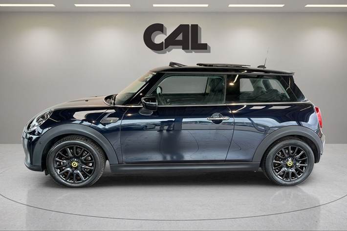 Blå Mini Cooper SE fra 2022