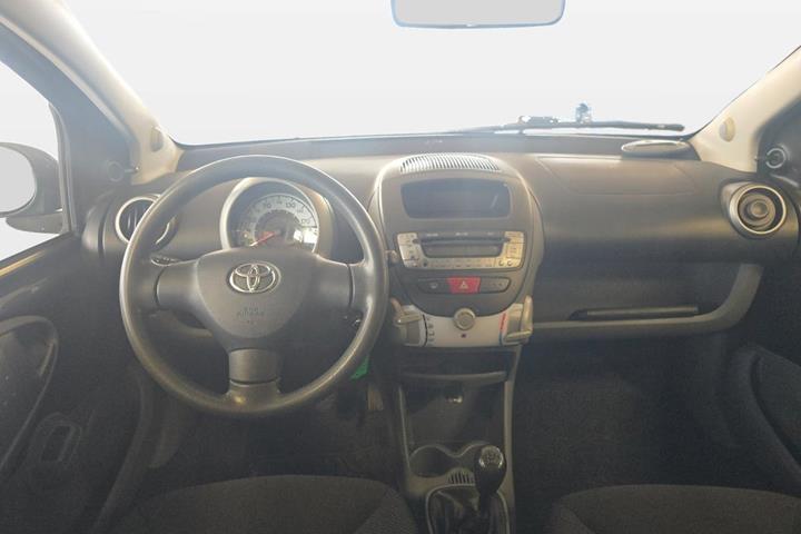 Sort Toyota Aygo fra 2008