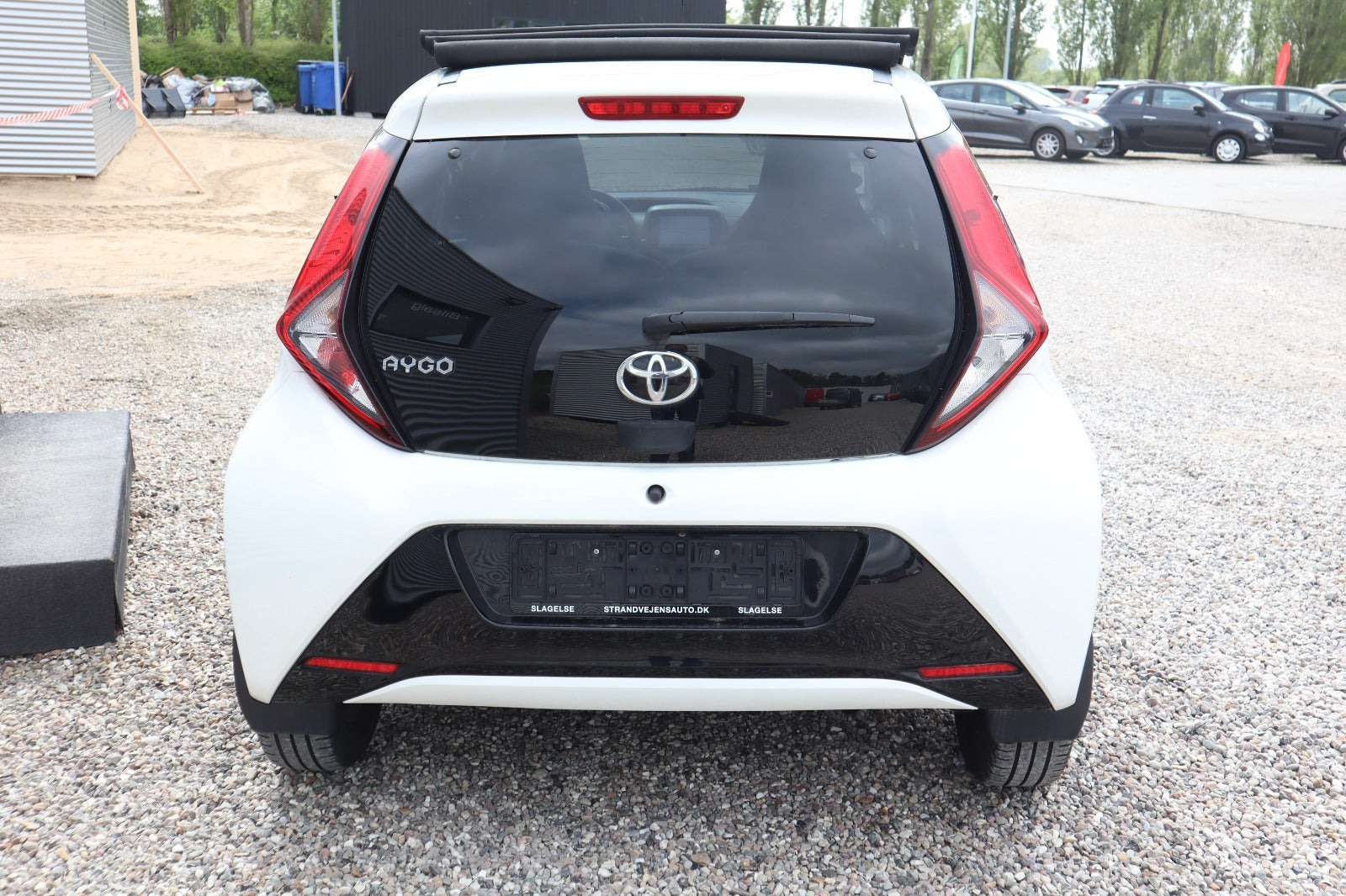 Hvid Toyota Aygo fra 2019