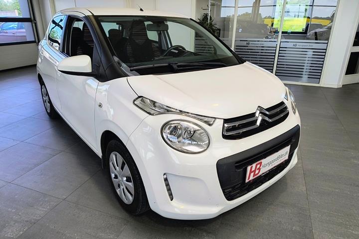 Hvid Citroën C1 fra 2018 set udefra