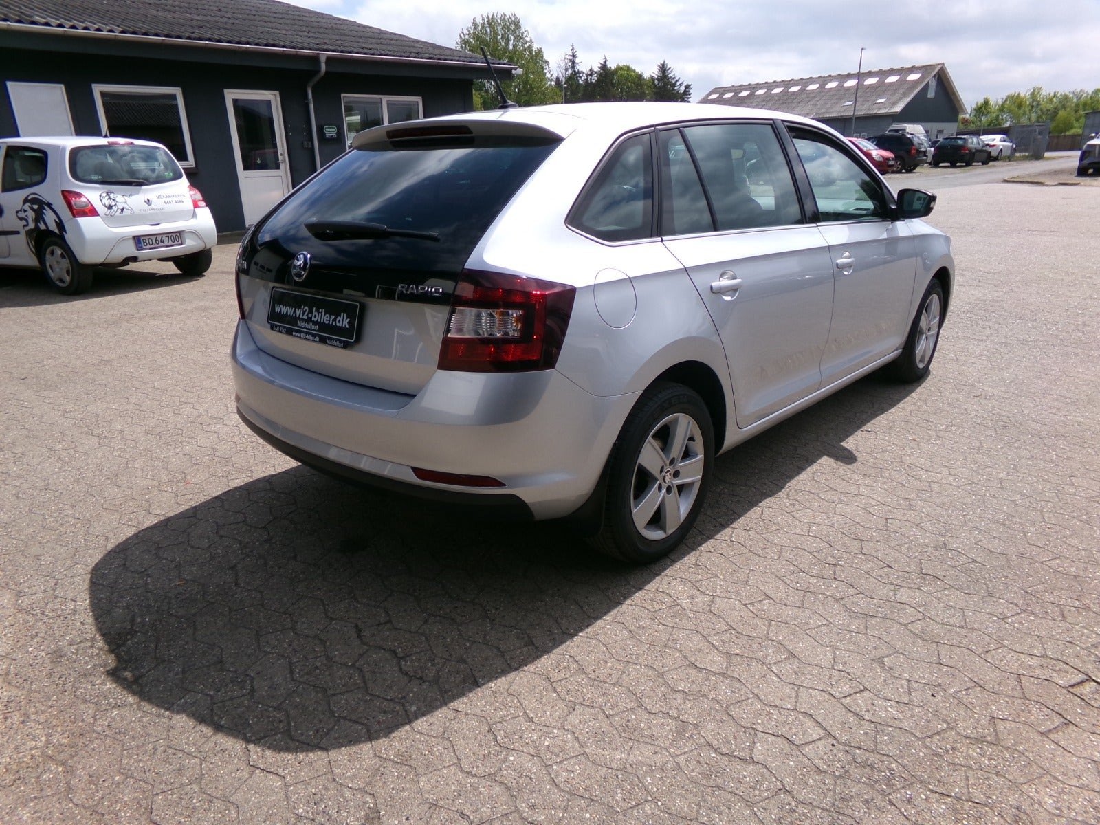 Sølv Skoda Rapid fra 2018