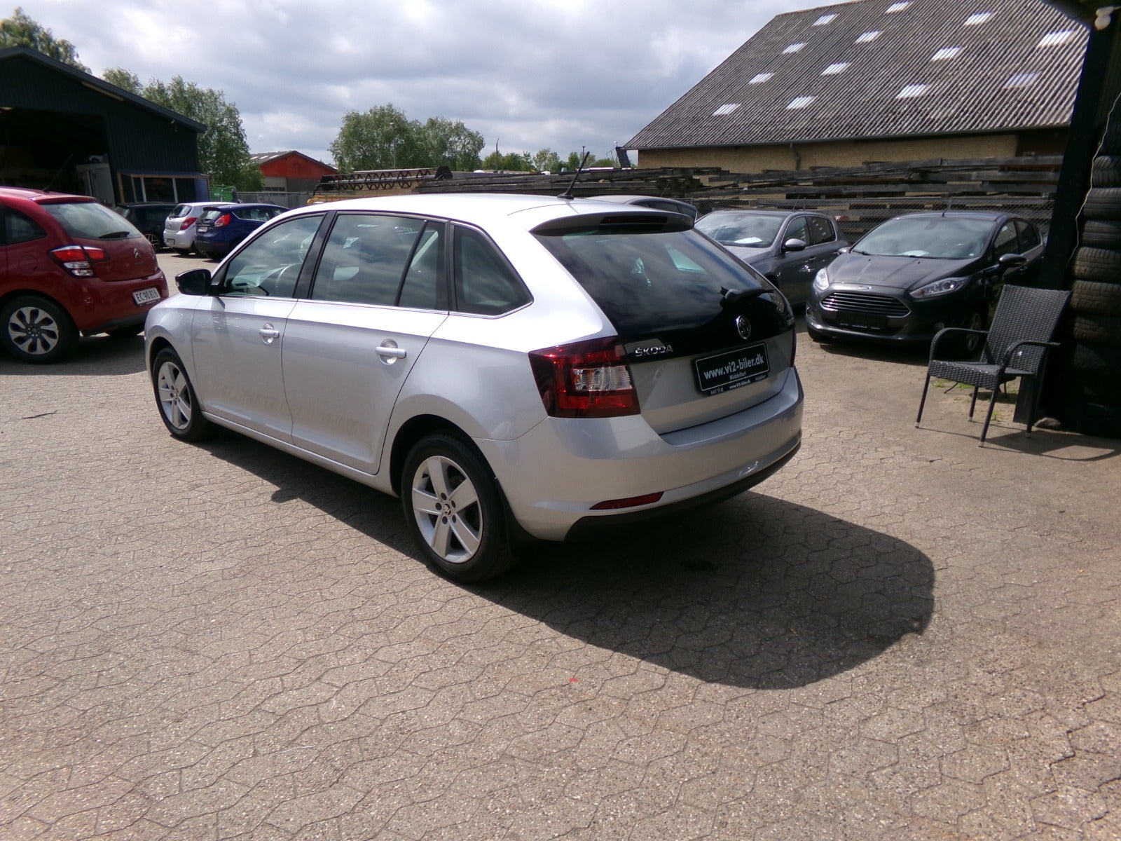 Sølv Skoda Rapid fra 2018