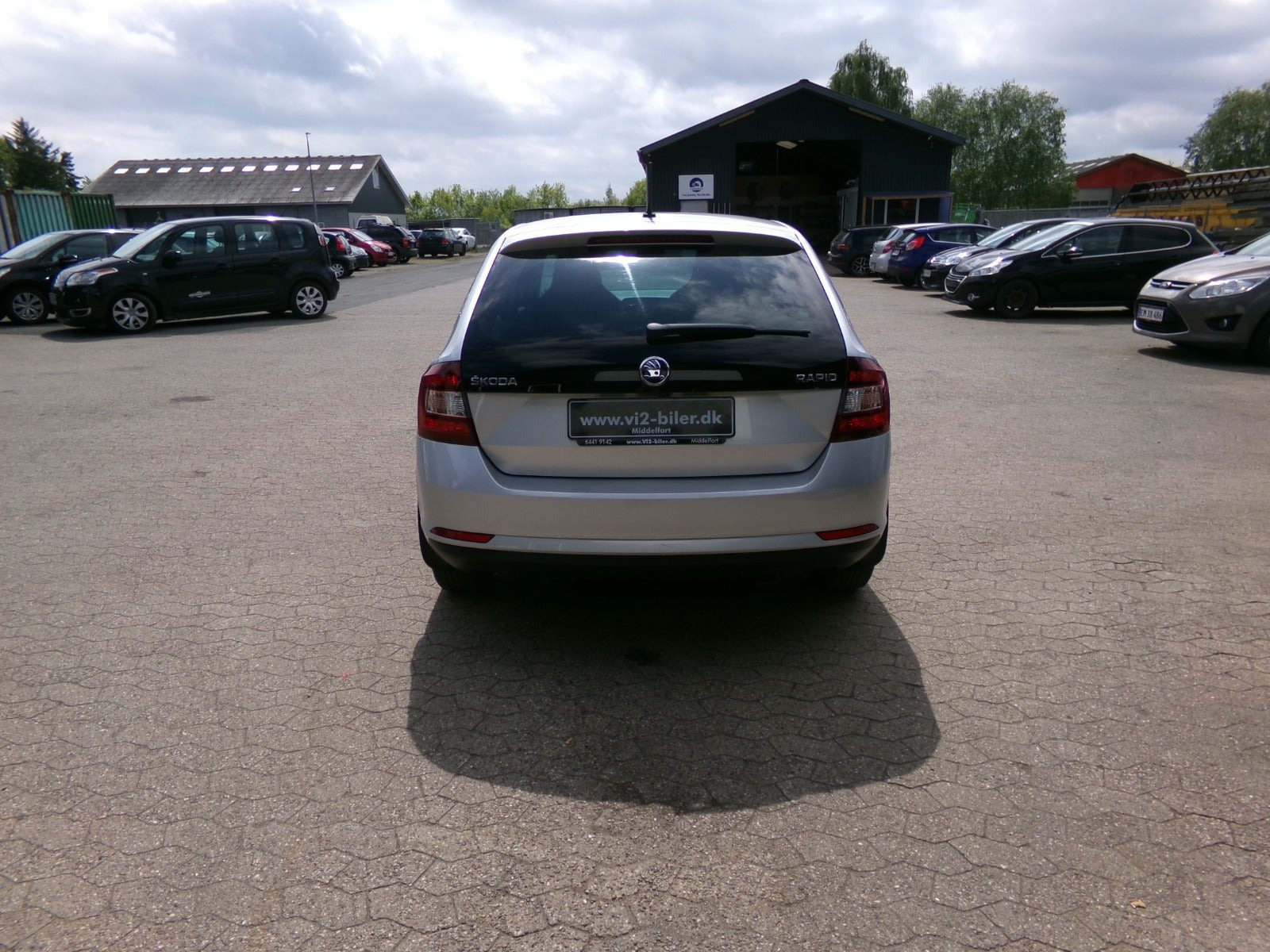 Sølv Skoda Rapid fra 2018