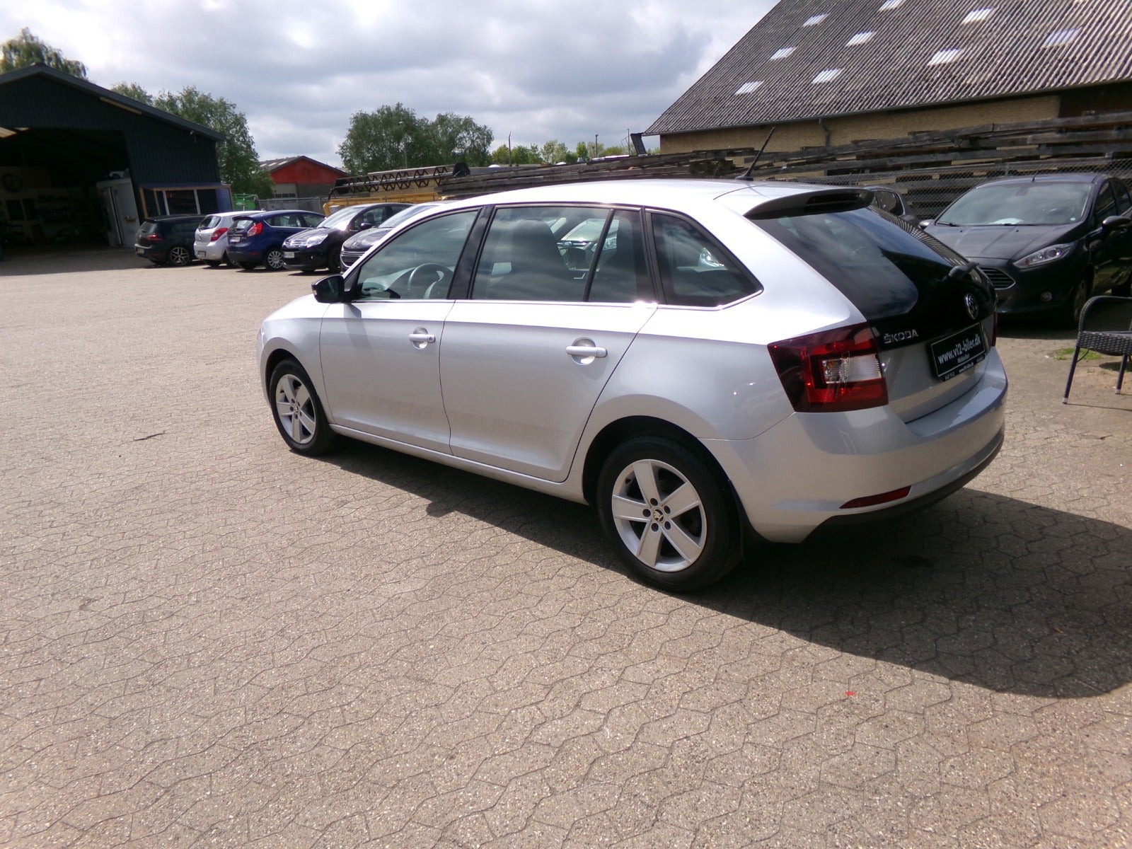Sølv Skoda Rapid fra 2018
