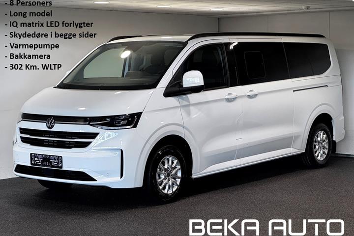 Hvid VW e-Caravelle fra 2026 set udefra