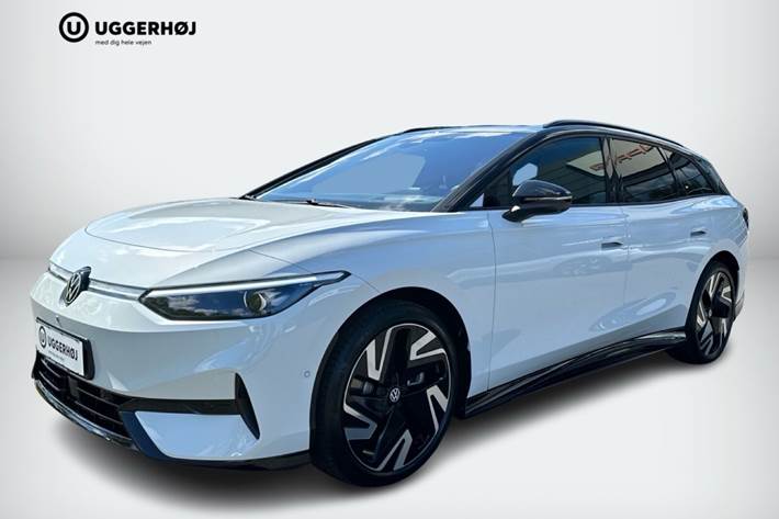 Hvid VW ID.7 fra 2026 set udefra