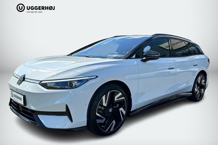 Hvid VW ID.7 fra 2026 set udefra
