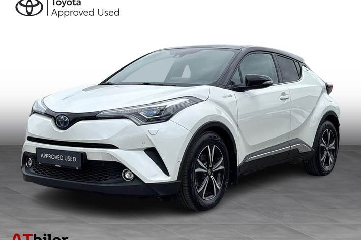 Hvid Toyota C-HR fra 2019