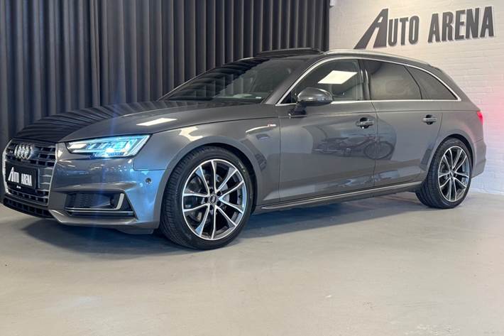 Grå Audi A4 fra 2016