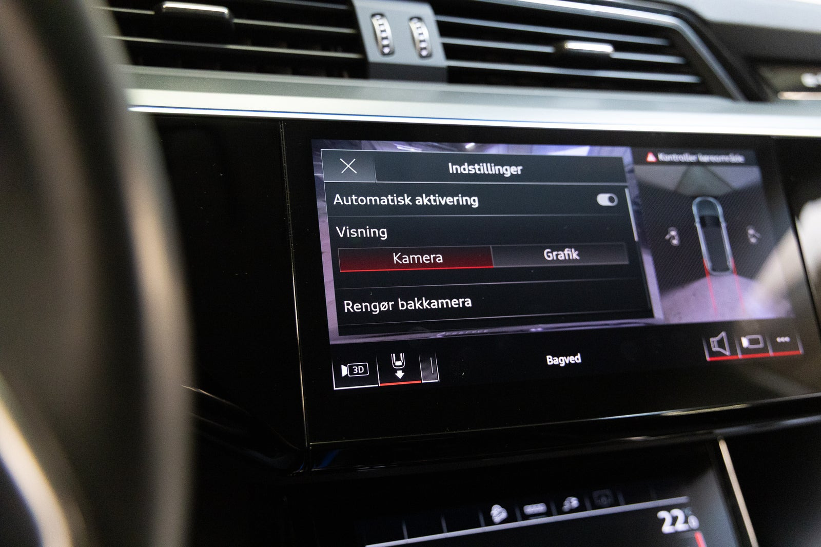 Sort Audi e-tron fra 2023