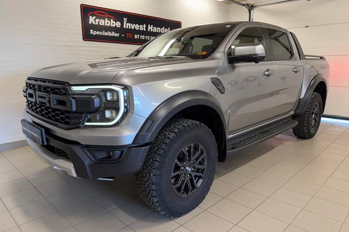 Grå Ford Ranger Raptor fra 2022