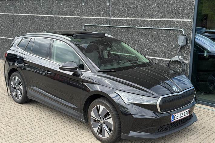 Sort Skoda Enyaq fra 2021