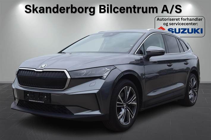 Grå Skoda Enyaq fra 2022